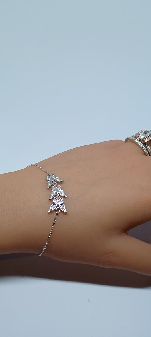 Butterfly Bracelet- Sterling Silver