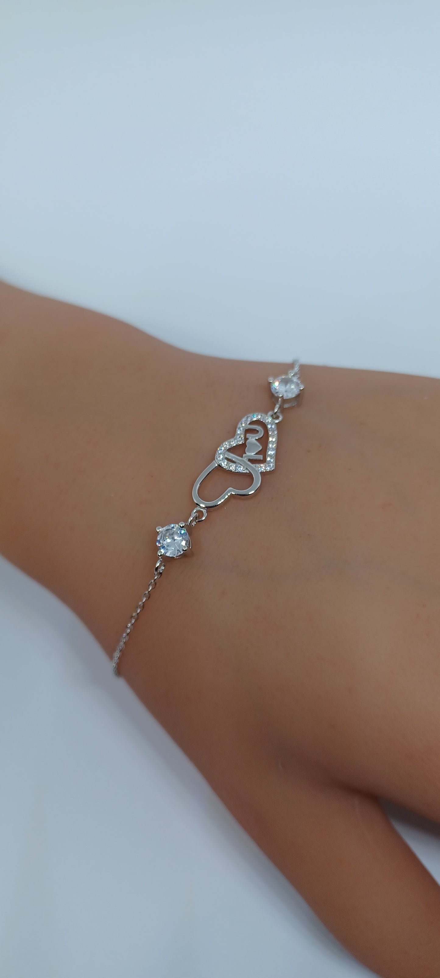 Heart and Stone Bracelet