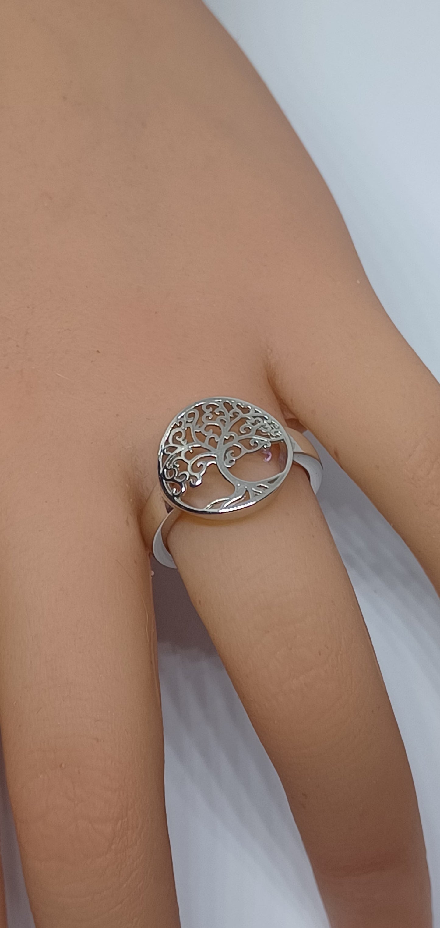 Tree of Life Ring- 925 Sterling Silver